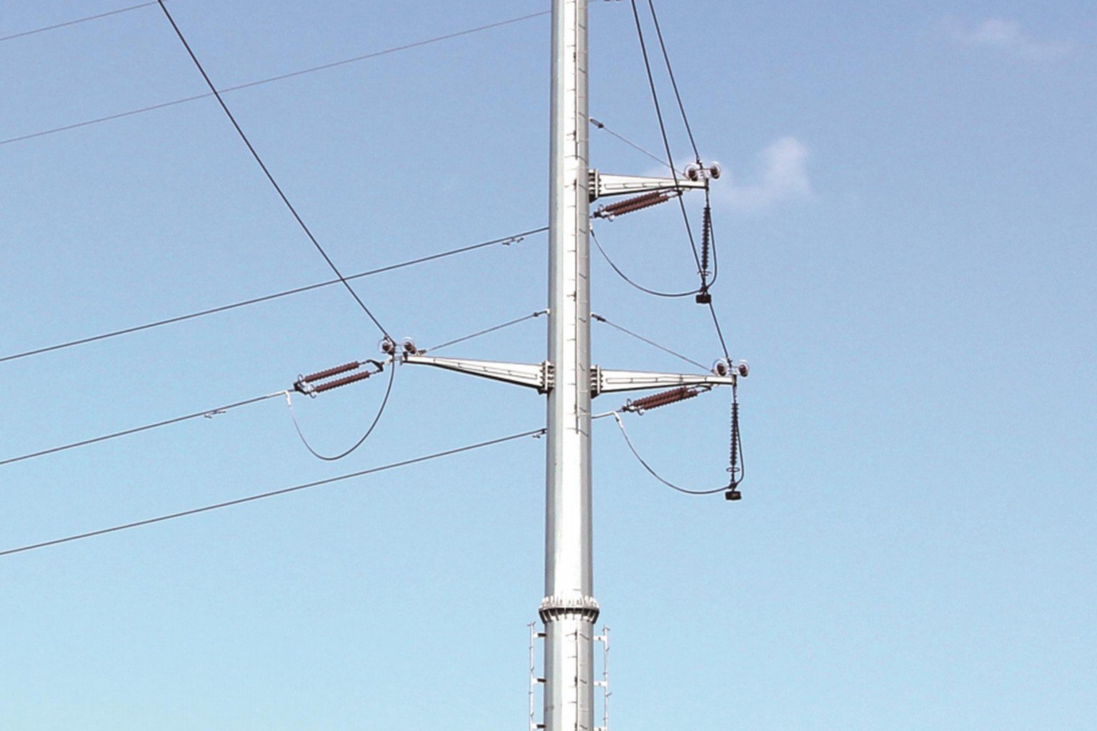 Power steel pipe pole